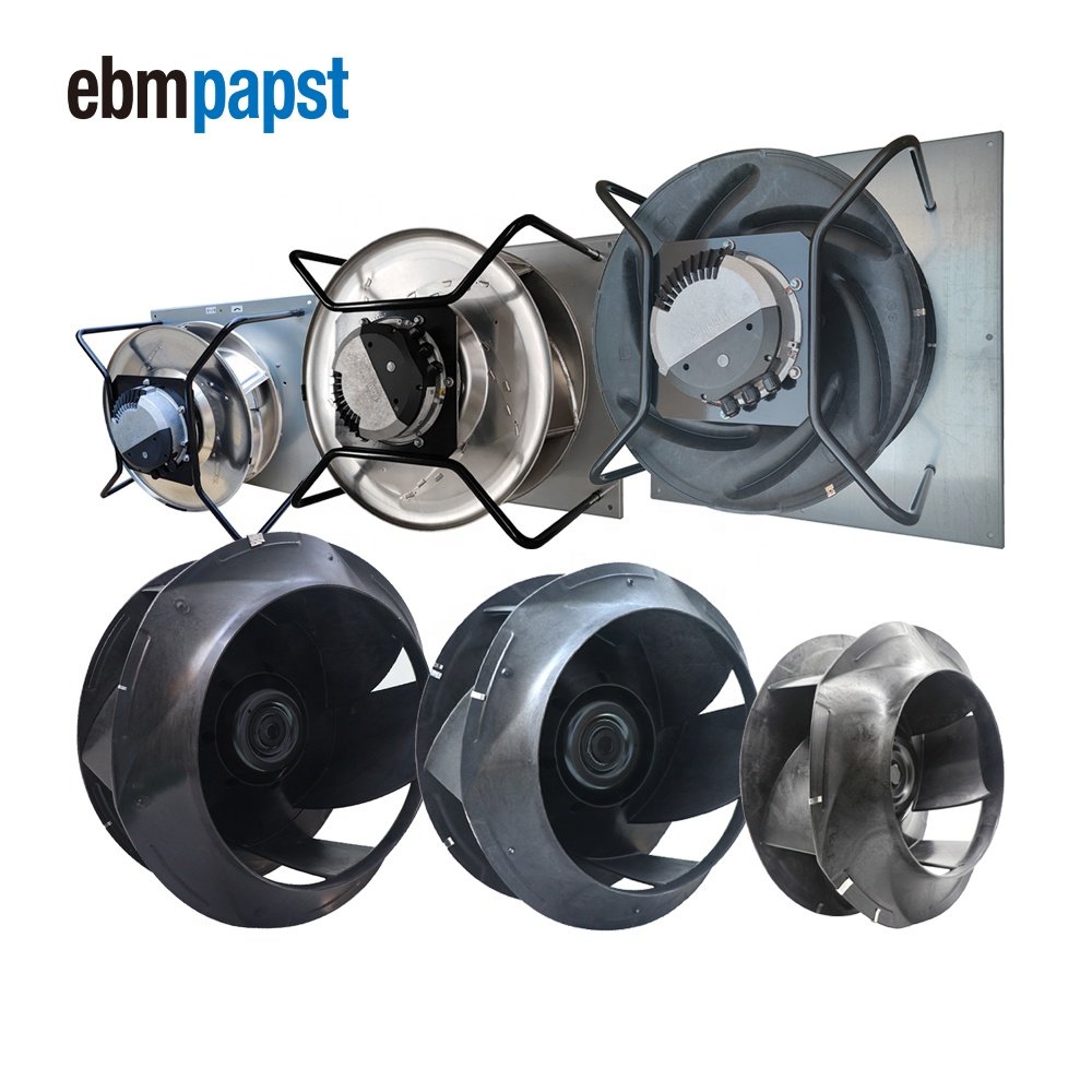 ebmpapst Backawrd Curved Centrifugal Blower Fan Ebm Motor Refrigeration and AHU EC Axial Exhaust Cooling Fan HVAC Ventilation