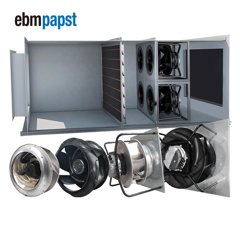 ebmpapst Backawrd Curved Centrifugal Blower Fan Ebm Motor Refrigeration and AHU EC Axial Exhaust Cooling Fan HVAC Ventilation