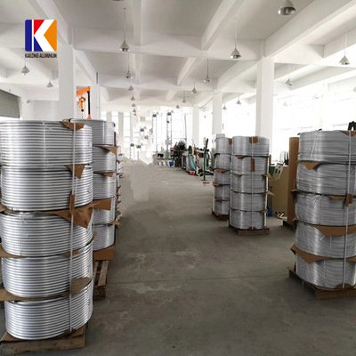 Anodized Aluminum Tube Coil Hot Extrusion Aluminum Wire Pipe for Condenser / Heat Exchanger / Refrigeration