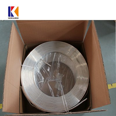 Anodized Aluminum Tube Coil Hot Extrusion Aluminum Wire Pipe for Condenser / Heat Exchanger / Refrigeration