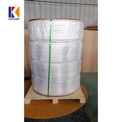 Anodized Aluminum Tube Coil Hot Extrusion Aluminum Wire Pipe for Condenser / Heat Exchanger / Refrigeration