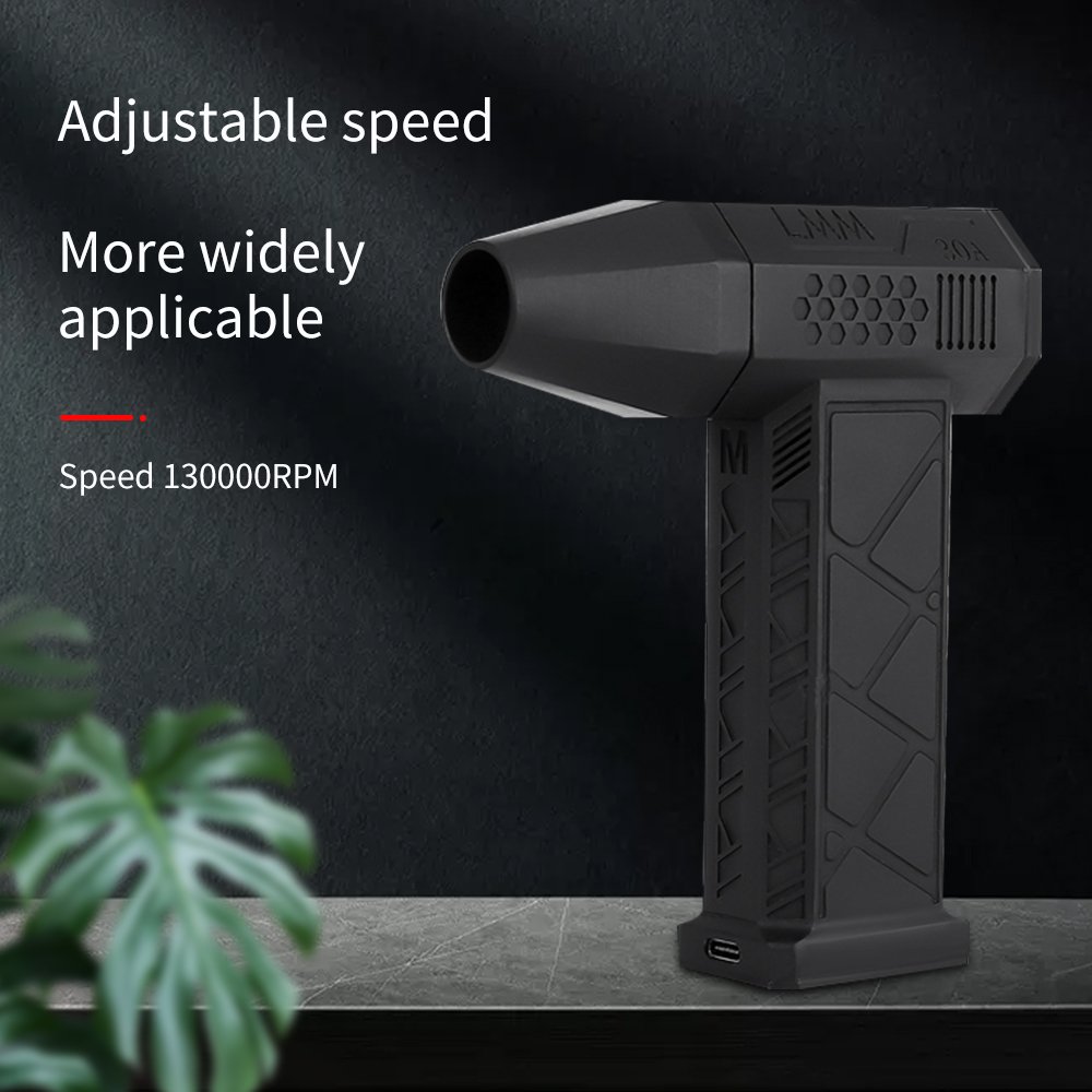 Cordless Industrial Grade Turbo Jet Blower Rechargeable Lithium Battery Air Duster Cleaning Blower Alternative Compressed Fan