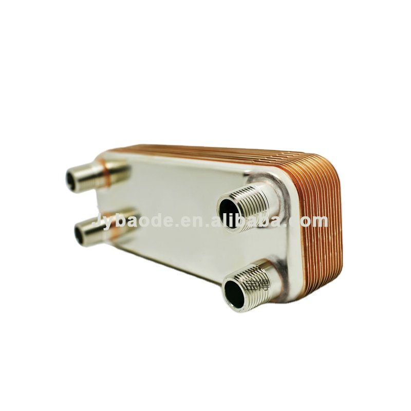 Heat Pump Plate Type Evaporator Condenser for freon to Water Brazed Plate Heat Exchanger