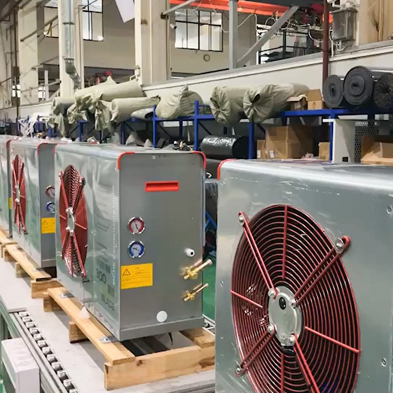 Flexible Sizing Microchannel Air Conditioning Refrigeration Condenser for Process Applications