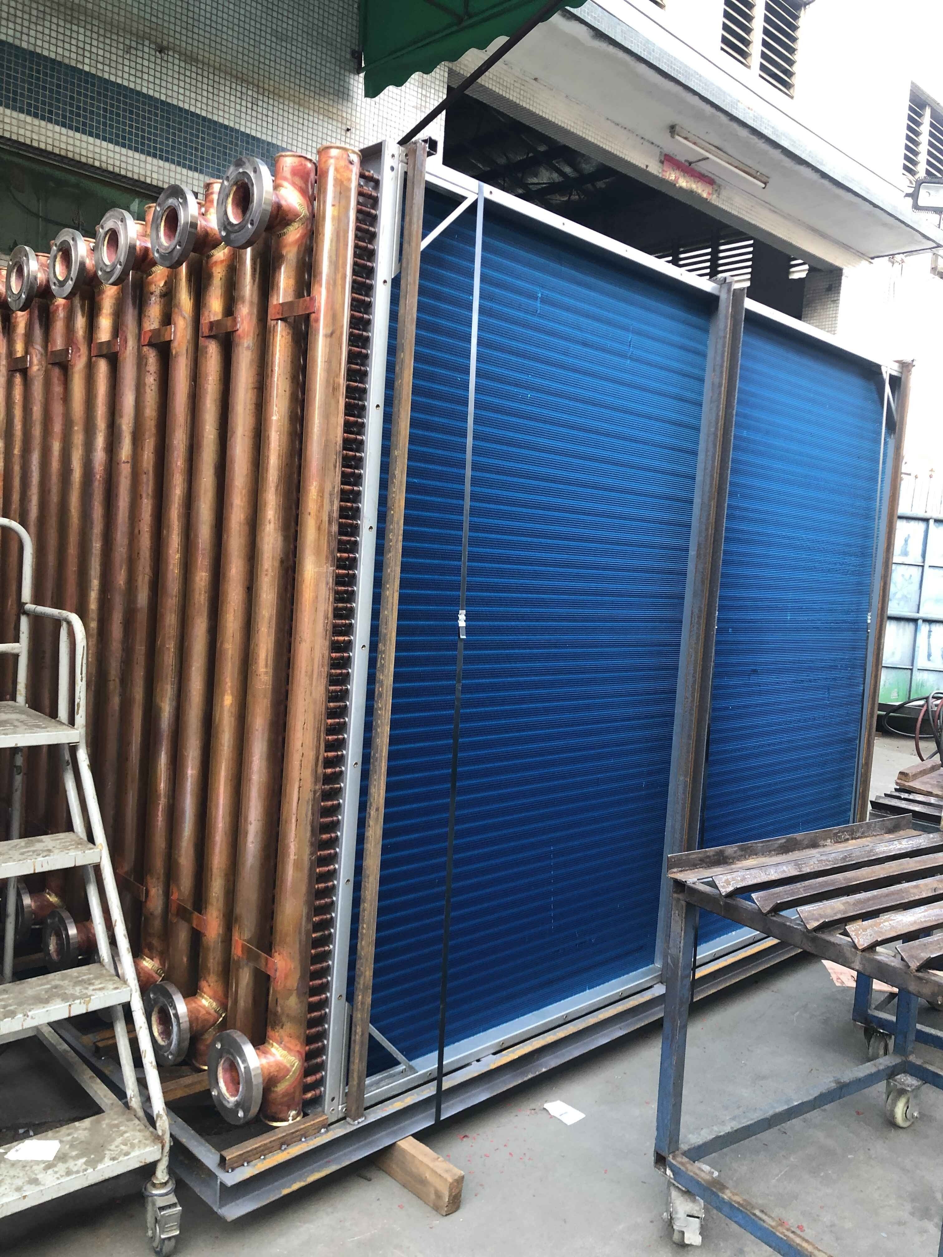Customized Aluminum Fin and Tube Air Condenser Condenser Coils Air Cooled Chiller Heat Exchanger