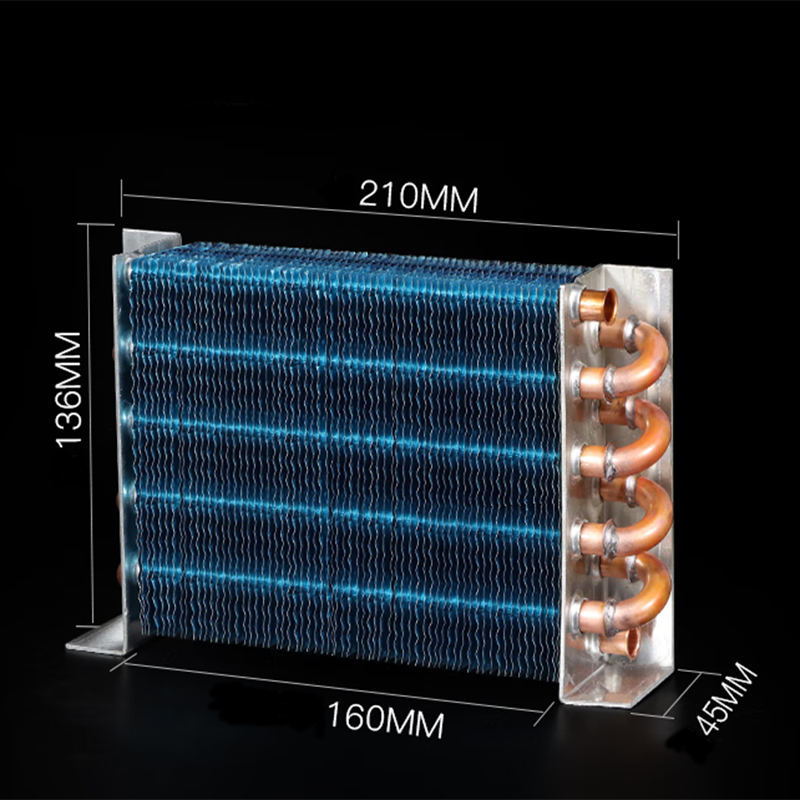 Conventional Refrigerator Small Blue Fin Evaporator Condenser Coil