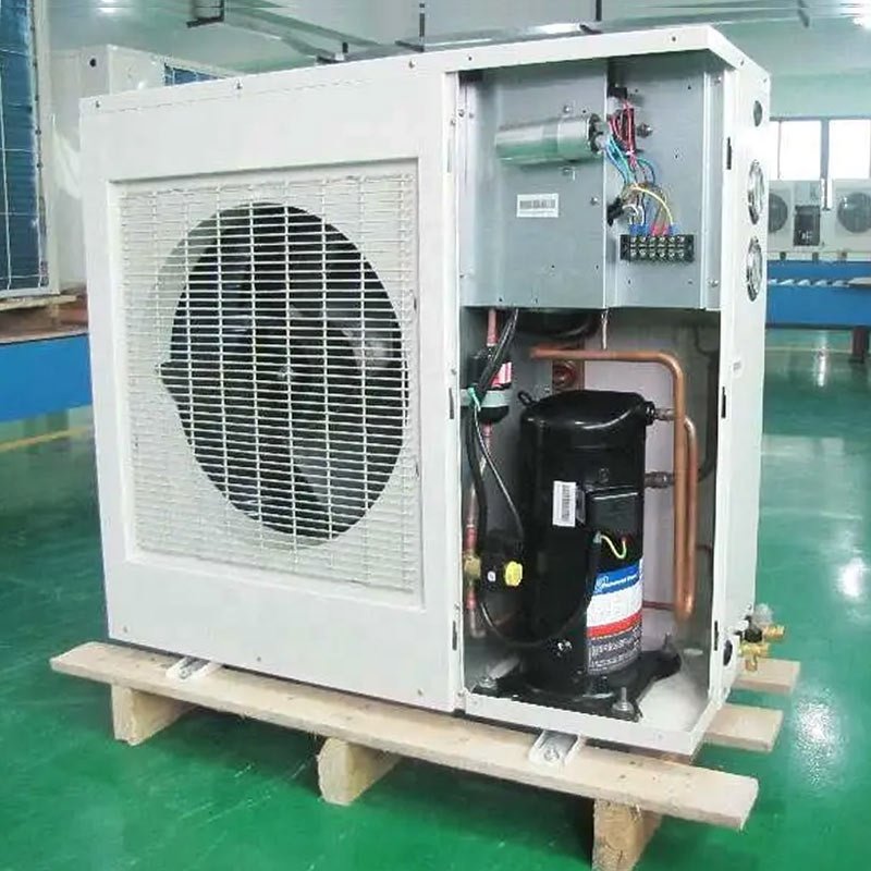 3/4hp Small Middle Temperature Outdoor Air Cooled Refrigeration Condensing Unit with Compressor for Cold Room