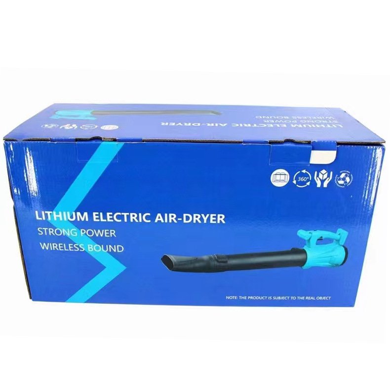 Portable Handheld 21V Li Ion Battery Power Big Tube Garden Dust Blower Cordless Jet Fan Electric Snow Blower for Lawn Care