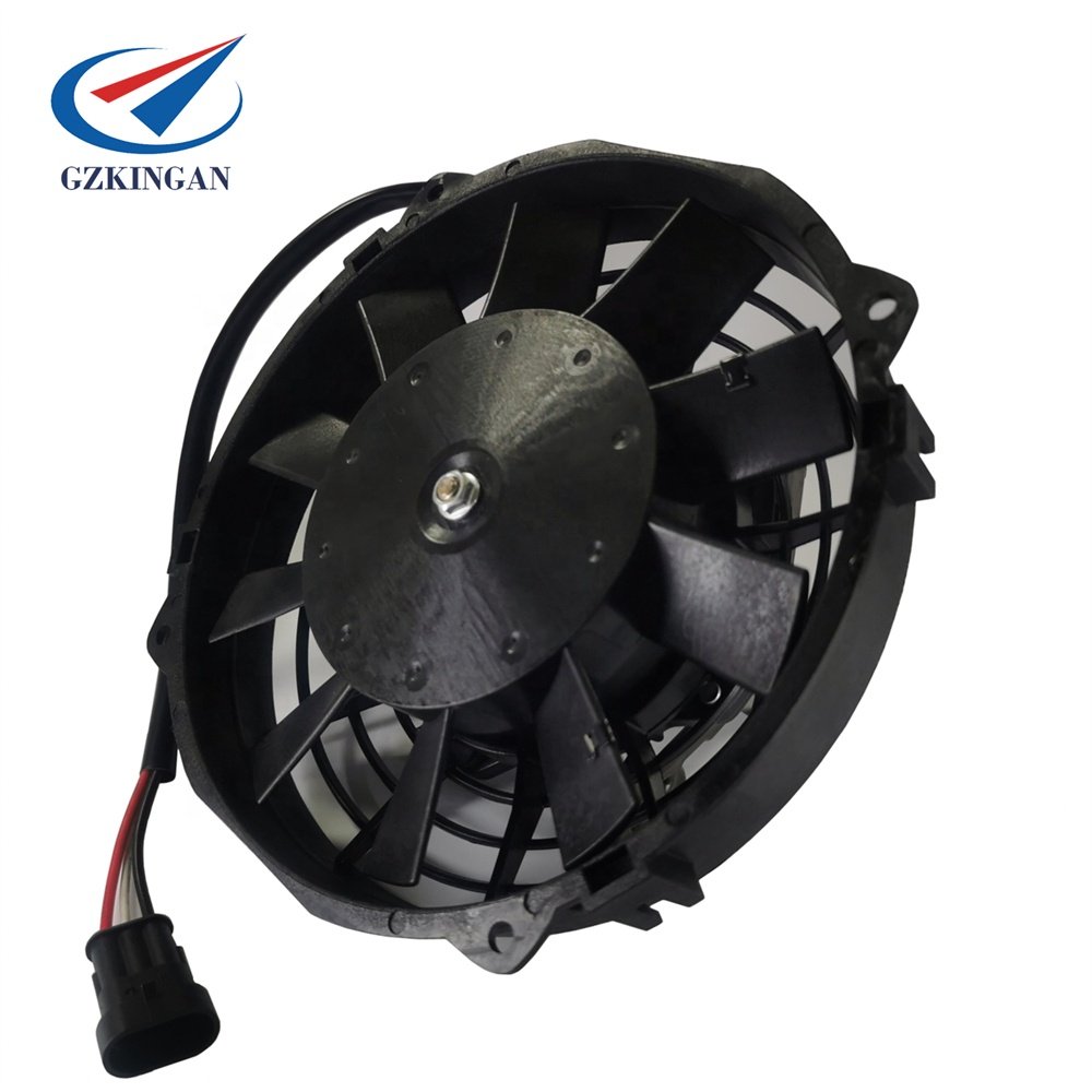 8 Inch DC 12V or 24V Motor 24V Bus Brushless Fan for Refrigerator Truck AC System