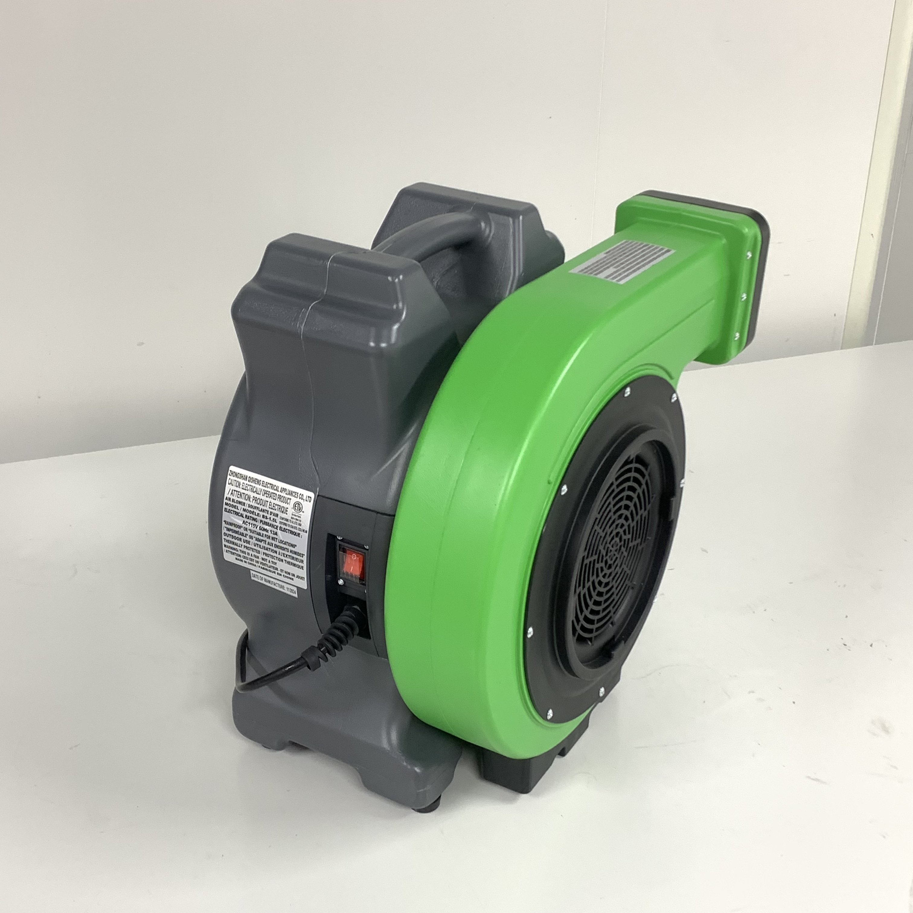 1.5HP High-Speed Inflatable Air Pump Heavy Duty Commercial Blower for Bouncy Castles, Obstacle Courses & Outdoor Fun