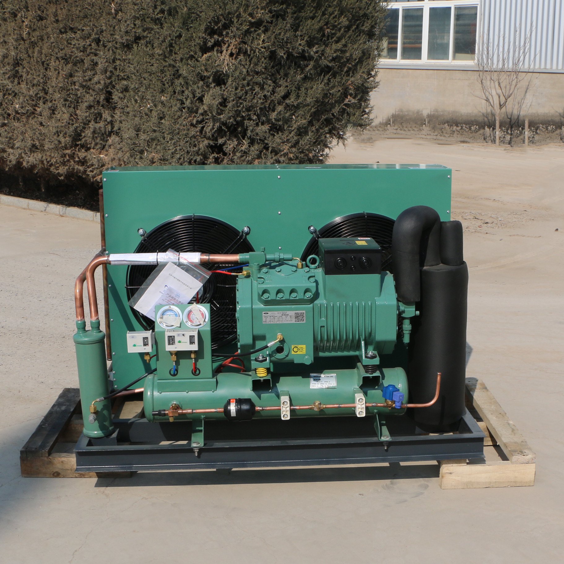 Factory 3hp 5hp 6hp 10hp 20hp Germany Air Cooled Compressor Condensing Unit for Cooling System Refrigeration