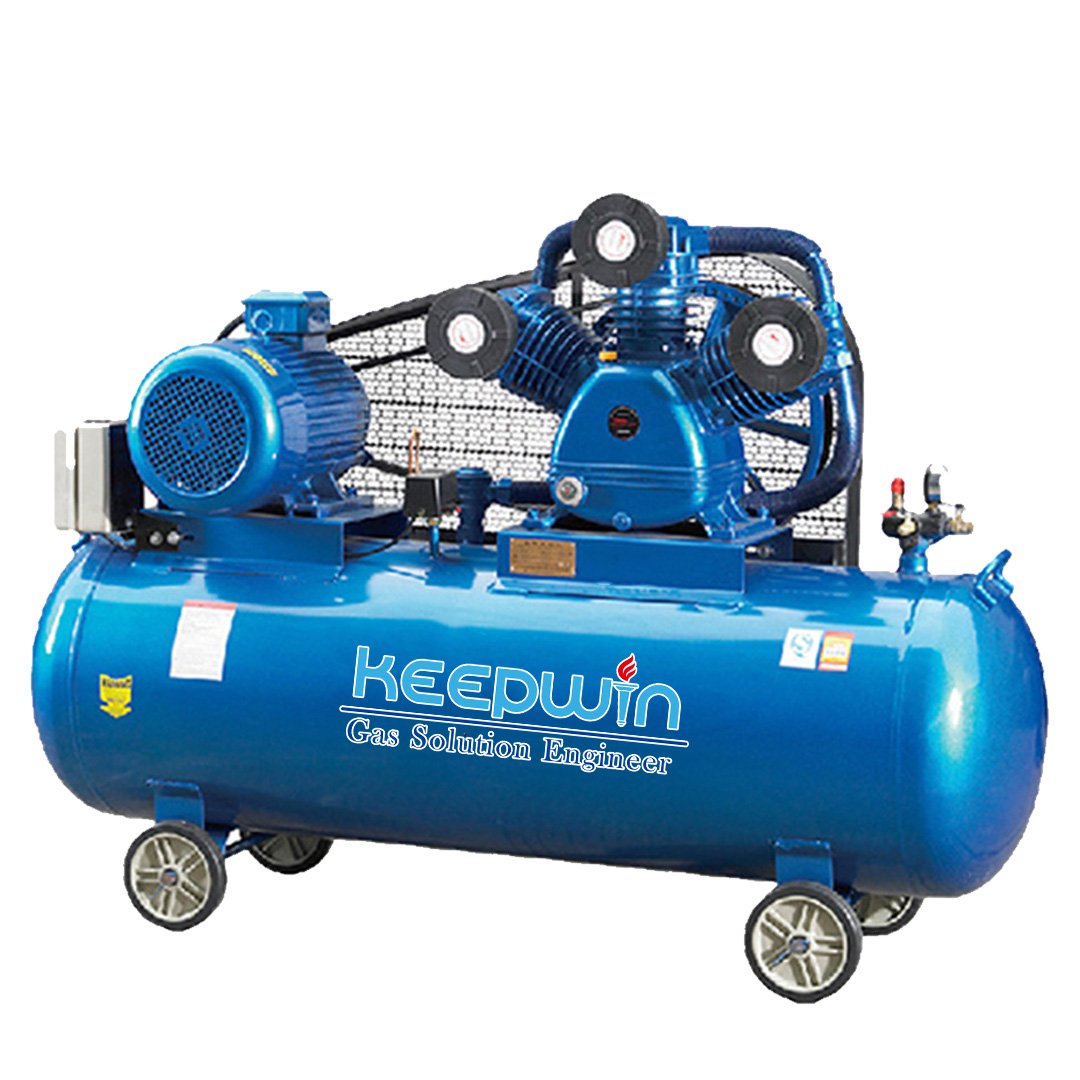 Oil-free Keepwin Air-compressor VT-0.12/8 Piston air Compressor with 100L Tank Piston Air Compressor Piston
