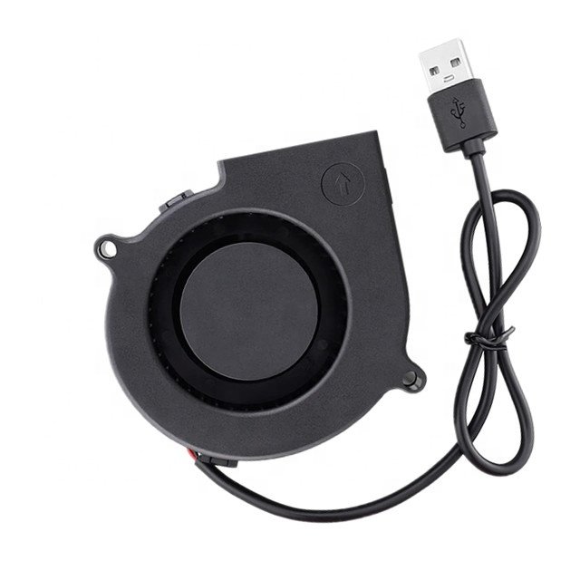 Designed 75x75x30mm 12V 24V 48V Sleeve/Hydraulic/Ball Bearing Radial Blower Fan