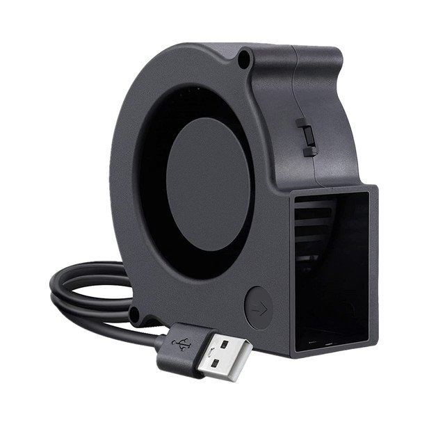 Designed 75x75x30mm 12V 24V 48V Sleeve/Hydraulic/Ball Bearing Radial Blower Fan