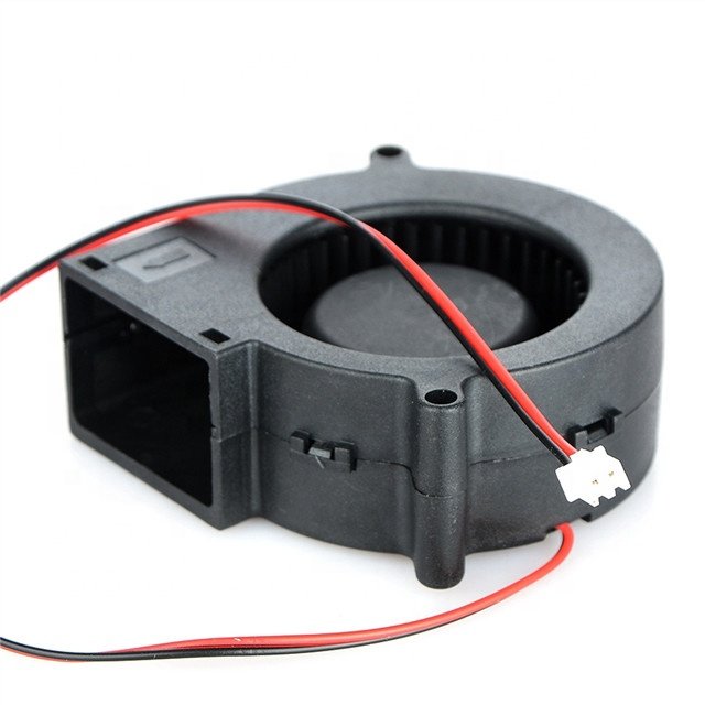 Designed 75x75x30mm 12V 24V 48V Sleeve/Hydraulic/Ball Bearing Radial Blower Fan