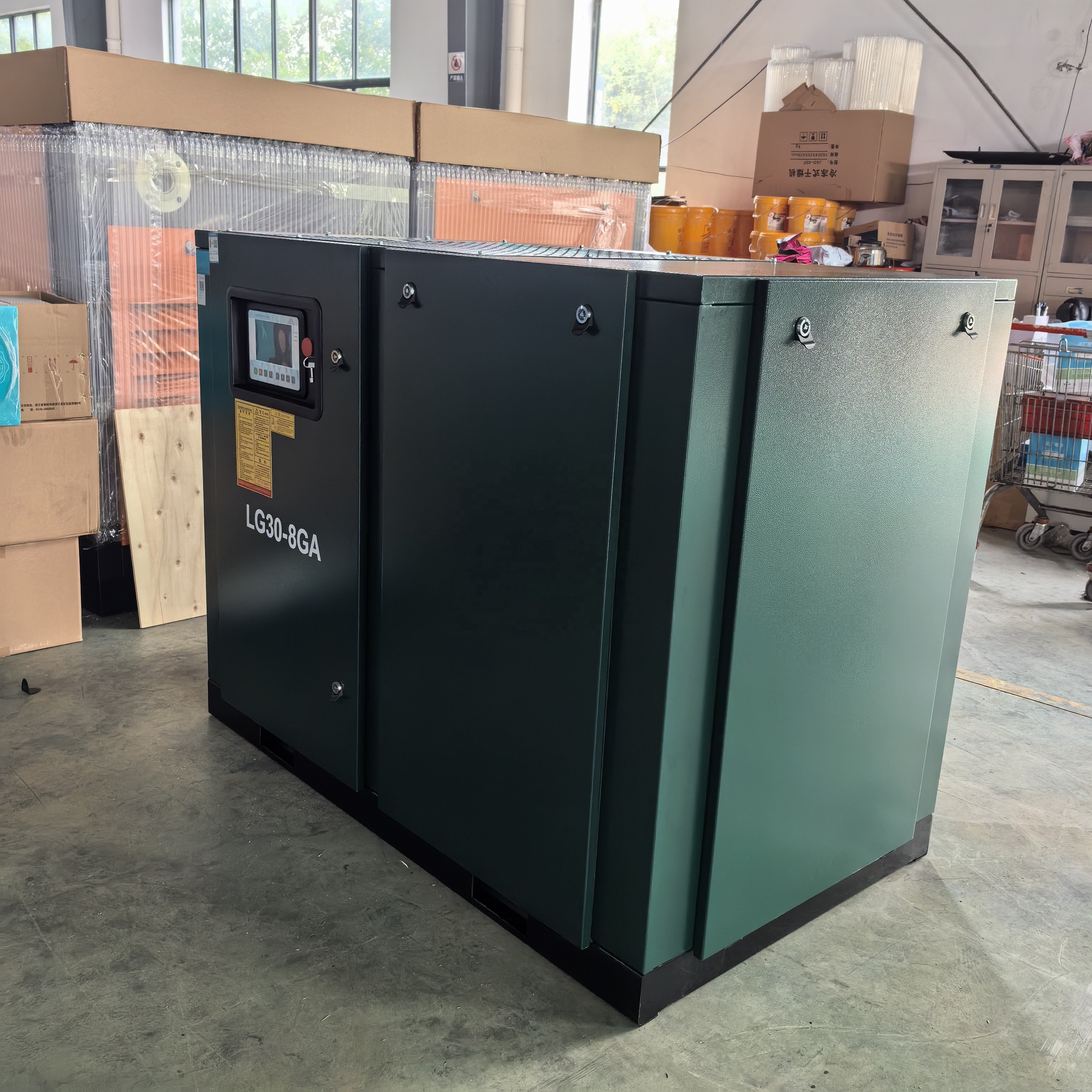 KAISHAN Industrial Fixed Speed Direct Oil-injected Screw Type Air Compressor 30KW 40HP LG30-8GA