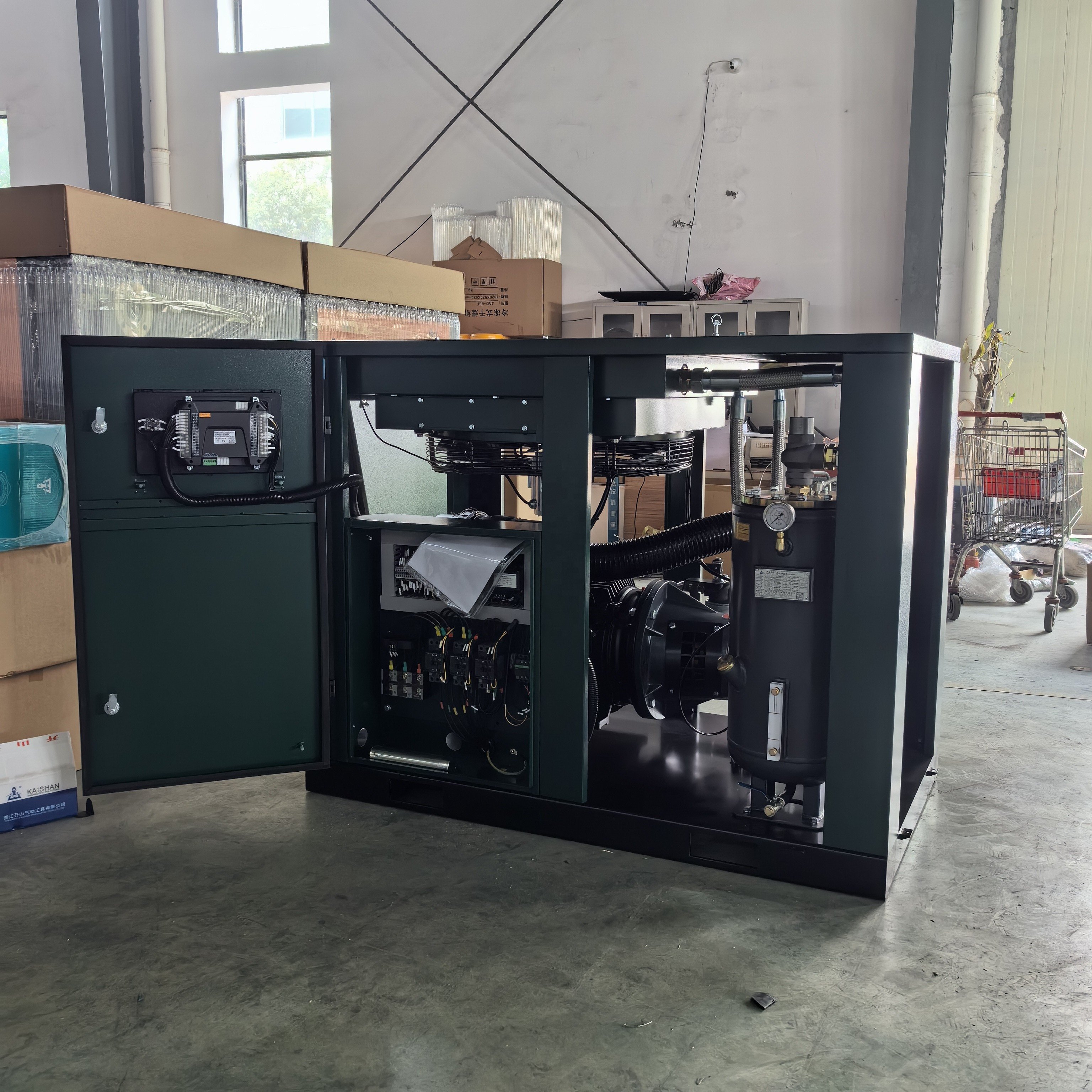 KAISHAN Industrial Fixed Speed Direct Oil-injected Screw Type Air Compressor 30KW 40HP LG30-8GA