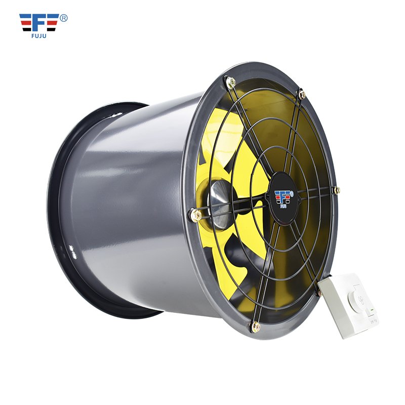 300mm Permanent Magnet Brushless DC Motor Big air Volume Axial Fan with 7 Iron Blades and Front Grill