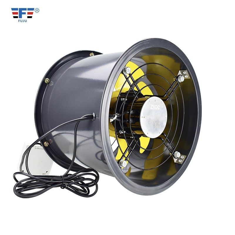 300mm Permanent Magnet Brushless DC Motor Big air Volume Axial Fan with 7 Iron Blades and Front Grill