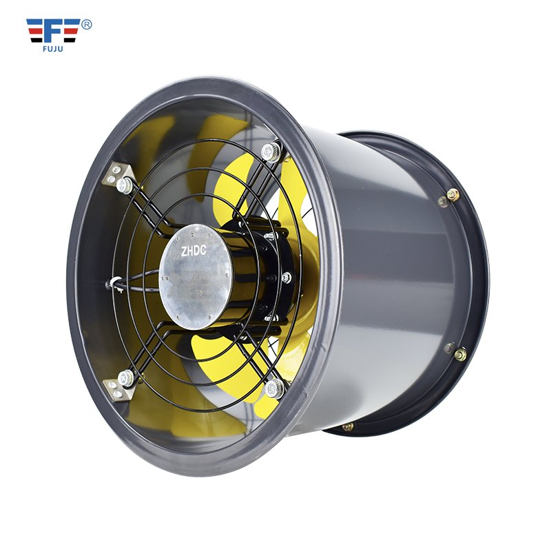 300mm Permanent Magnet Brushless DC Motor Big air Volume Axial Fan with 7 Iron Blades and Front Grill
