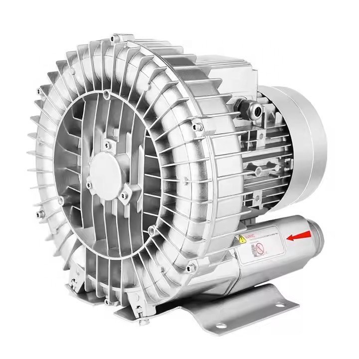 2HP 50Hz Industrial High Pressure Vacuum Air Pump Vortex Ring Regenerative Side Channel Blower for Fish Pond Aquaculture Farming