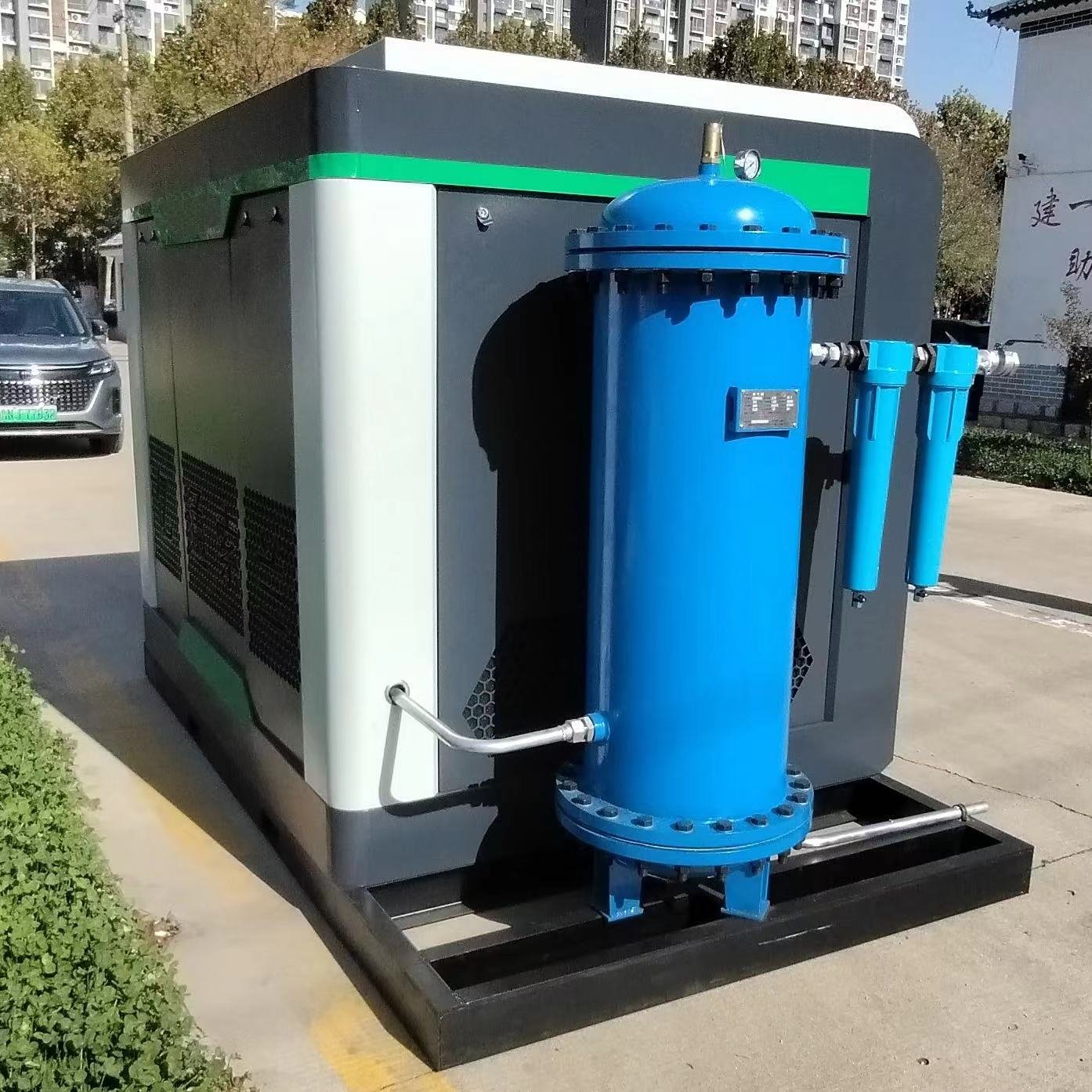 Laser Cutting Machine Used VF 30KW Oil-free Air Compressor for Industry