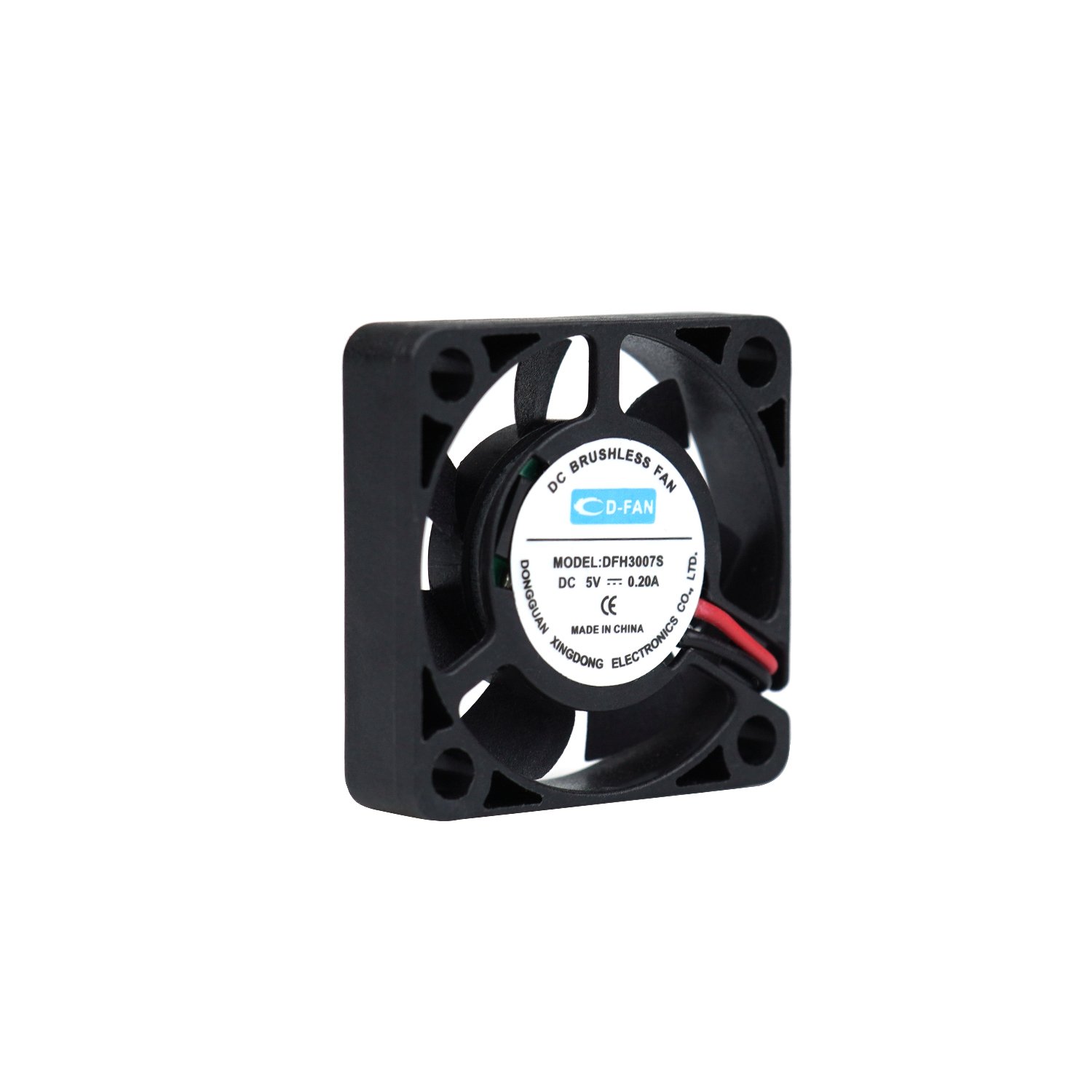 3007 High Speed Mini Fan 7000rpm 12v 5v 3.3v Dc Axial Flow Cooling Fan 30mm