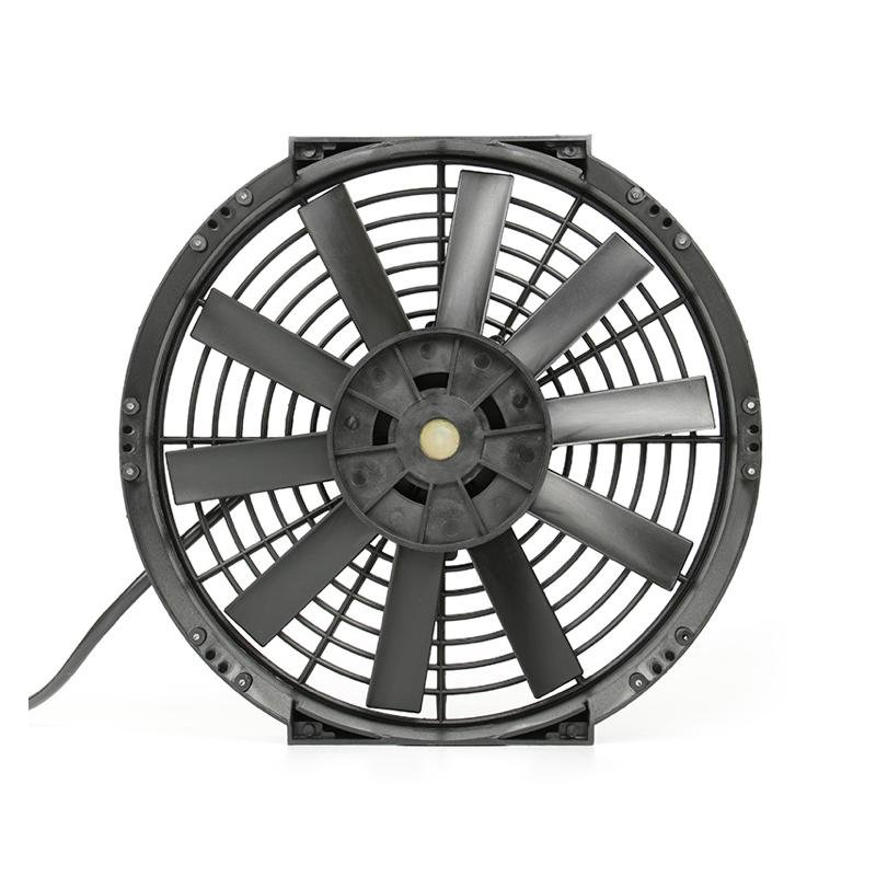 New DC12v/24v Universal 12-Inch Electric Fan for Truck Condenser Fan with Straight Blades Automotive Air Conditioning Systems