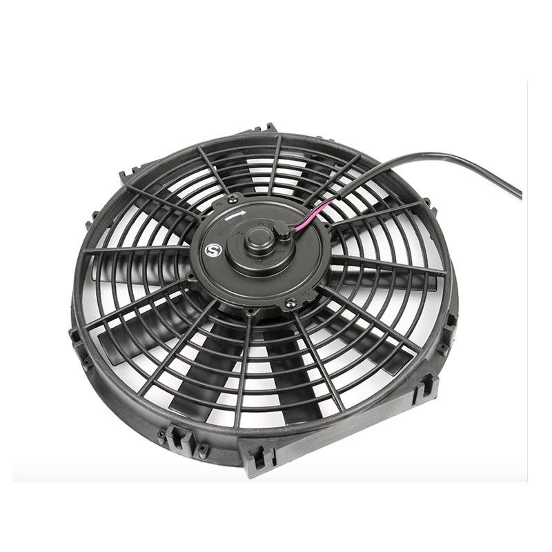 New DC12v/24v Universal 12-Inch Electric Fan for Truck Condenser Fan with Straight Blades Automotive Air Conditioning Systems
