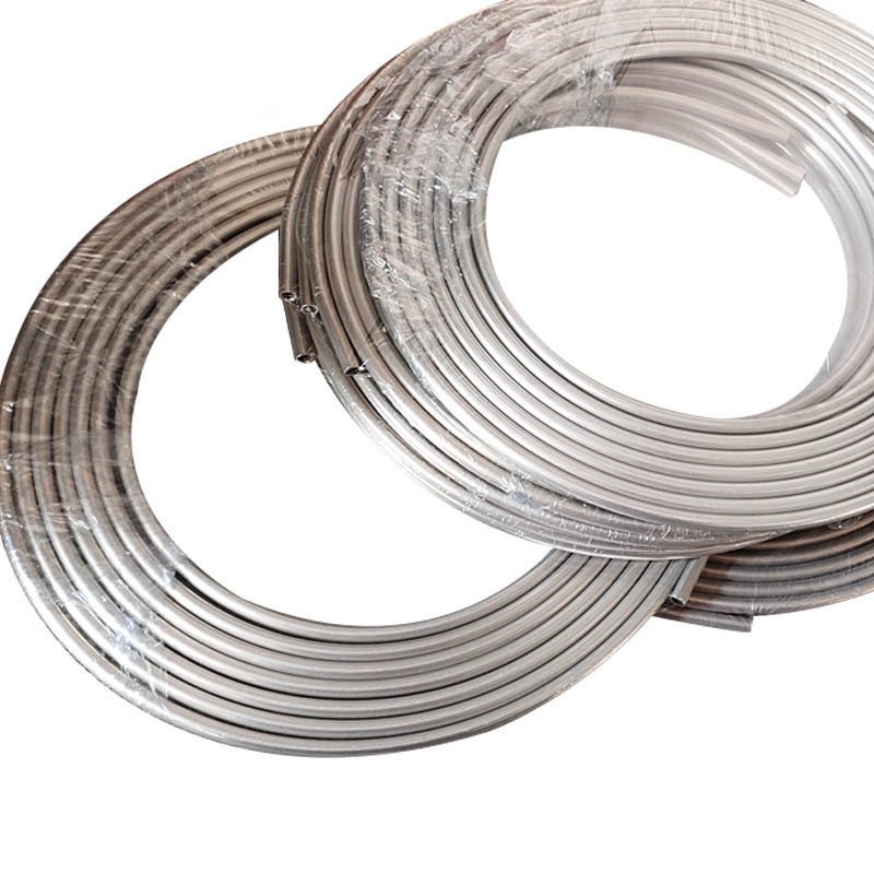 3/8 Inch 8mm Od .035 Wall Radiator 1050 Aluminum Fin and Tube Cooling Copper Condenser Coil for air Conditioning Manufacturer
