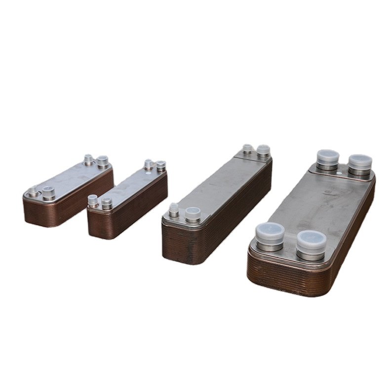 Brazed Plate Heat Exchanger Air Conditioning Condensation Evaporator Stainless Steel Plate Heat Exchanger