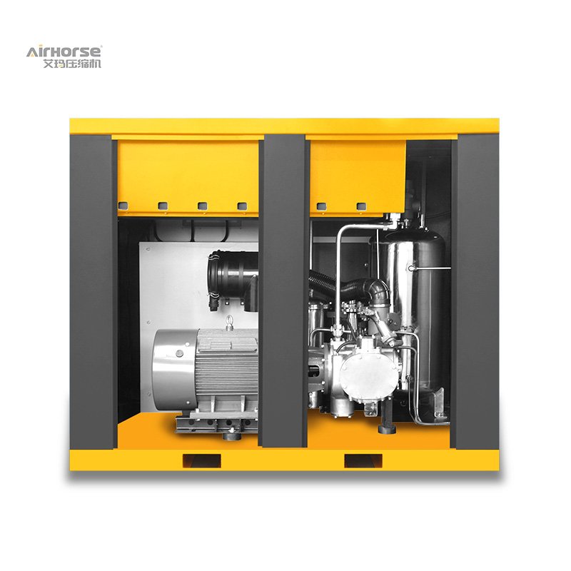 Low Noise Industrial compressors Water Lubricated Variable Frequency Speed 50HP 37KW 100% Oil Free Screw Air Compressor