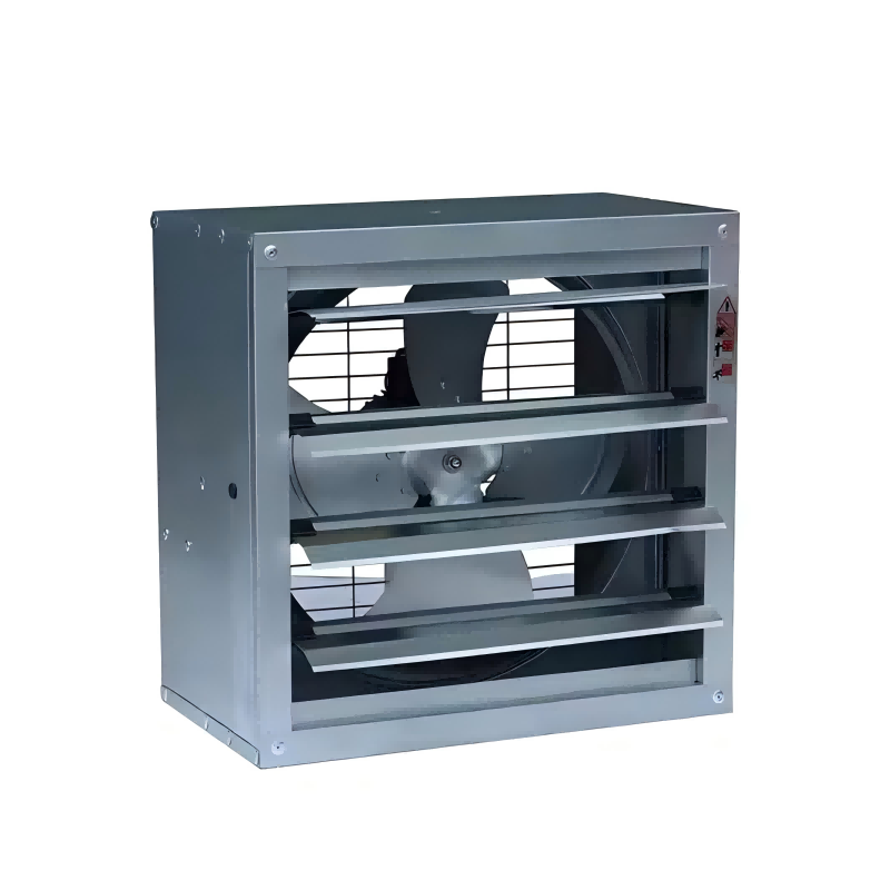 12-Inch Thickened Louvers Stainless Steel Safety Heavy Hammer Type Industrial Exhaust Fan