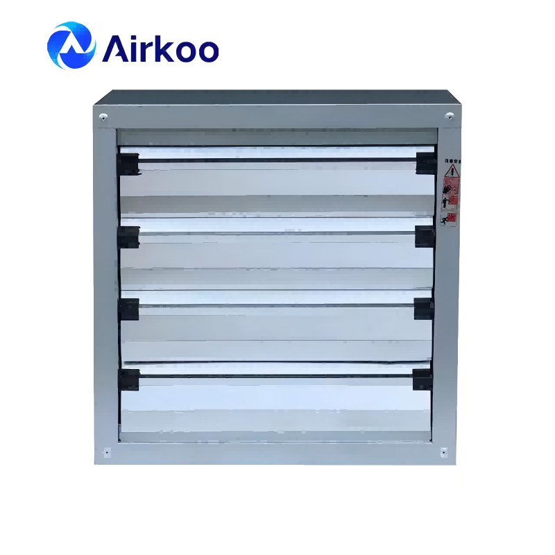 12-Inch Thickened Louvers Stainless Steel Safety Heavy Hammer Type Industrial Exhaust Fan