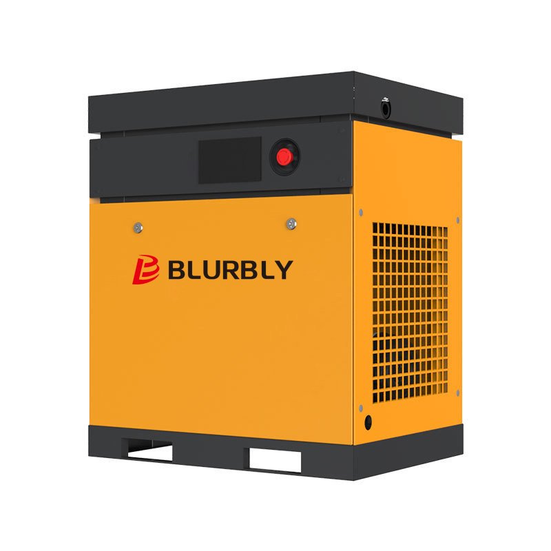 High Quality 8bar 7.5kw All-in-One Fixed Speed Lubricated Screw Air Compressor 10hp Low Noise Core Valves Popular Pakistan 380V"