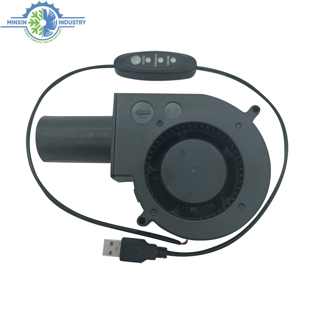 DC 12V 24V 9733 Mini Turbo Blower Fan 97x95x33mm 3 Speeds Barbecue Charcoal Stove Fire Blower Fan