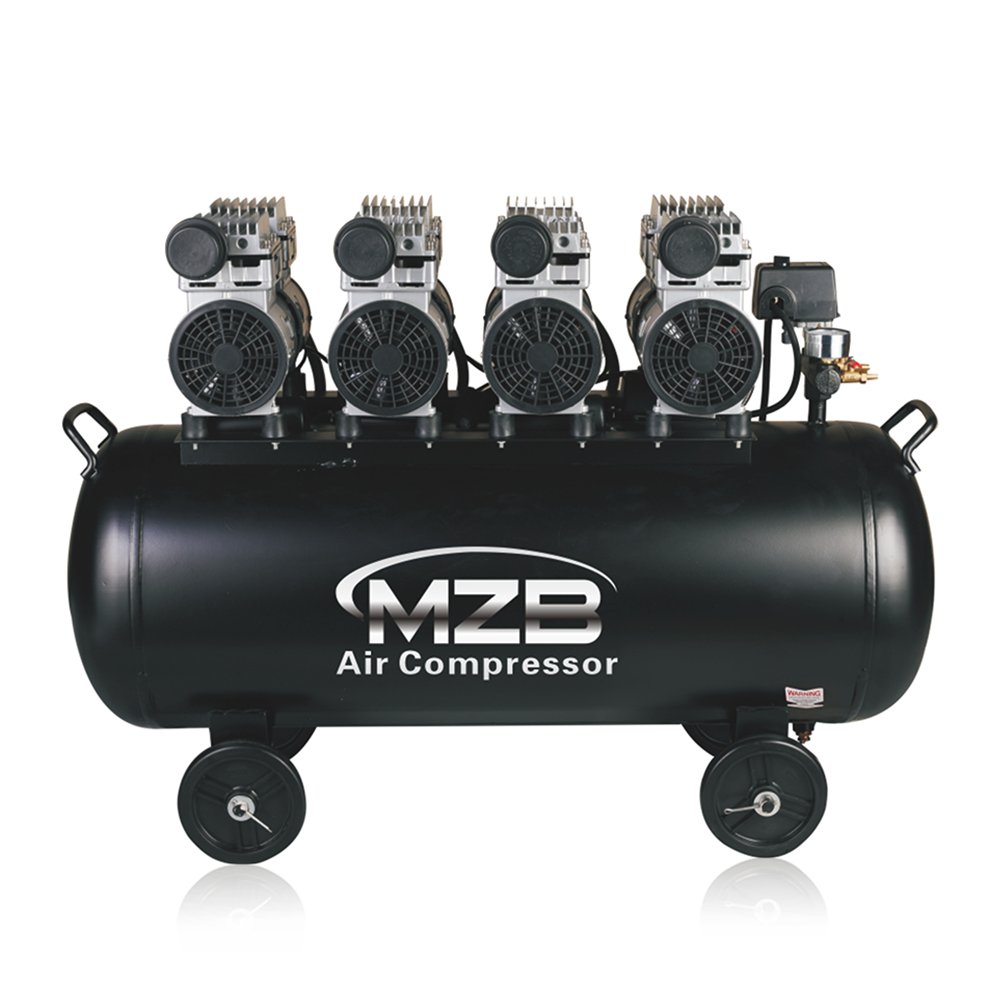 Factory Direct Sell 1100w 90l 8bar Oil Free Silence oilfree air Compressor