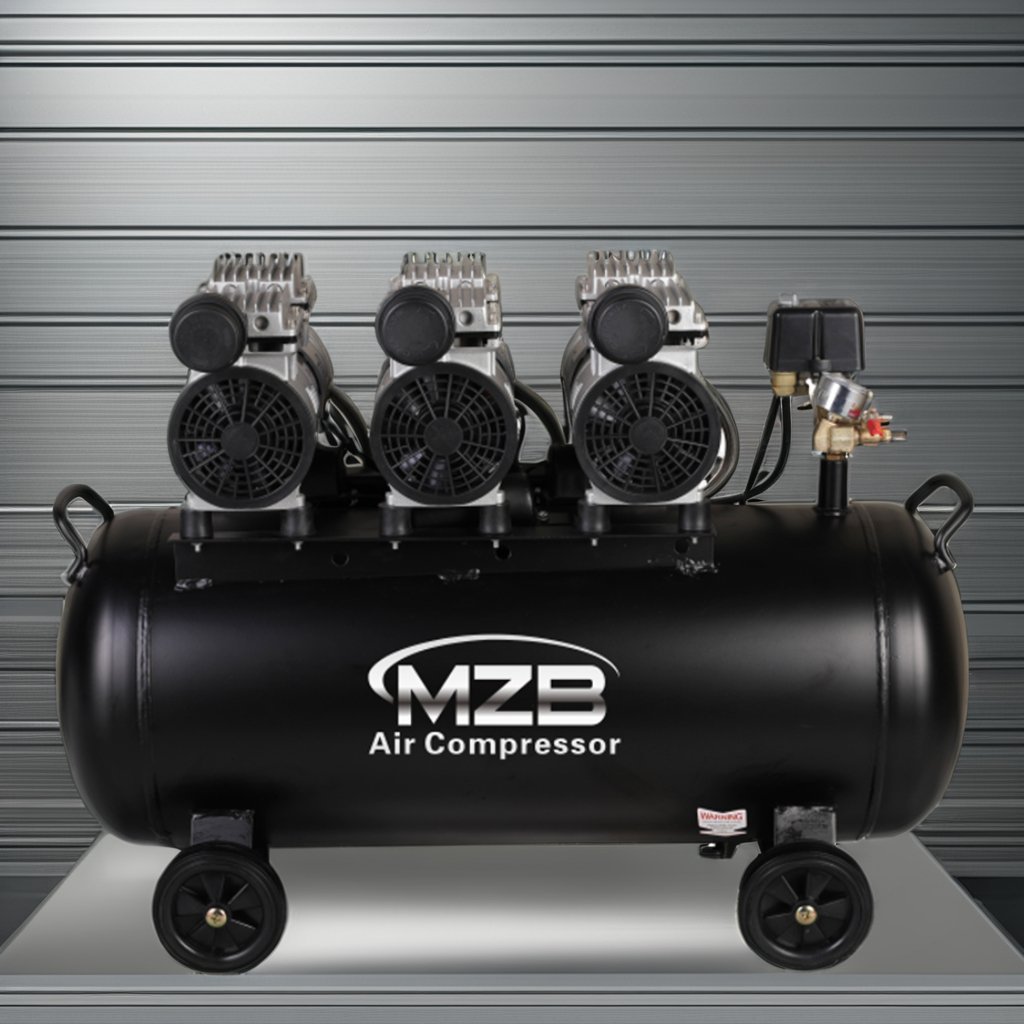 Factory Direct Sell 1100w 90l 8bar Oil Free Silence oilfree air Compressor