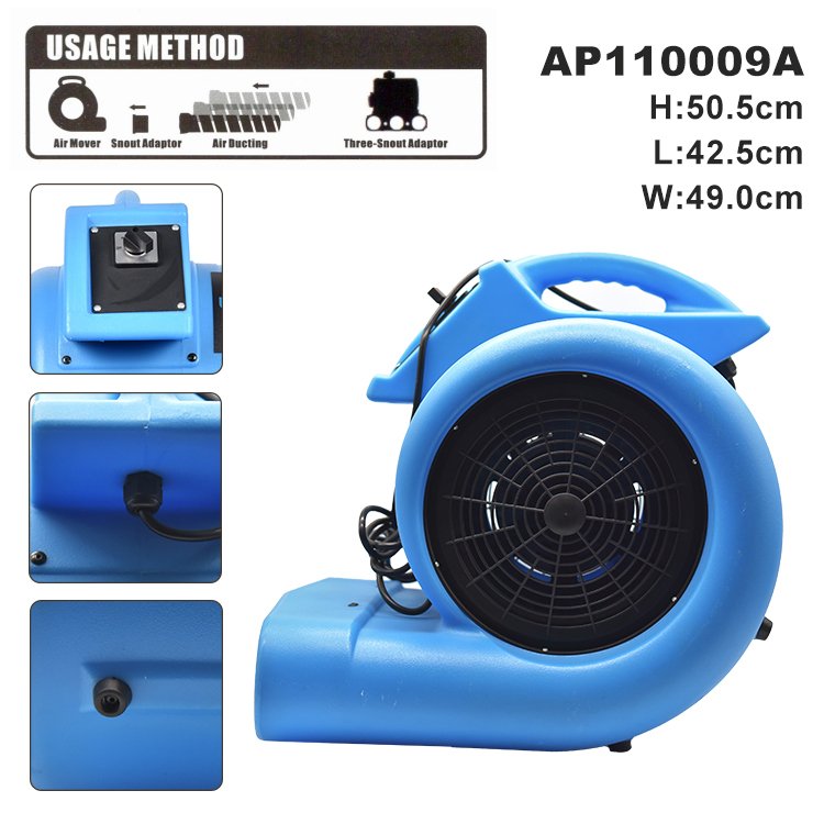 560W Mini Jet Blower 1020RPM Jetblower 1100CFM Powerful Fan Axial Blower Fan