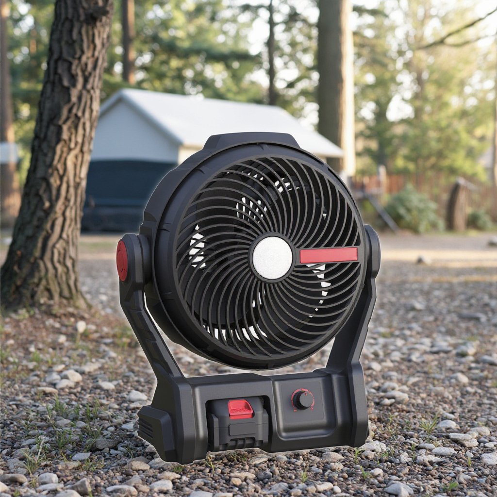18V 9'' Cordless Fan Brush Industrial DIY Grade Blowers with Battery Power Source 21V Voltage