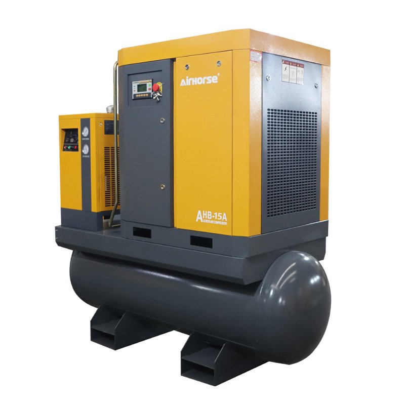 Hot Selling Quality Screw air Compressor All in One 5.5kw 7.5kw 11kw 15kw 7hp 10hp 15hp 20hp IP54 IP55 Motor