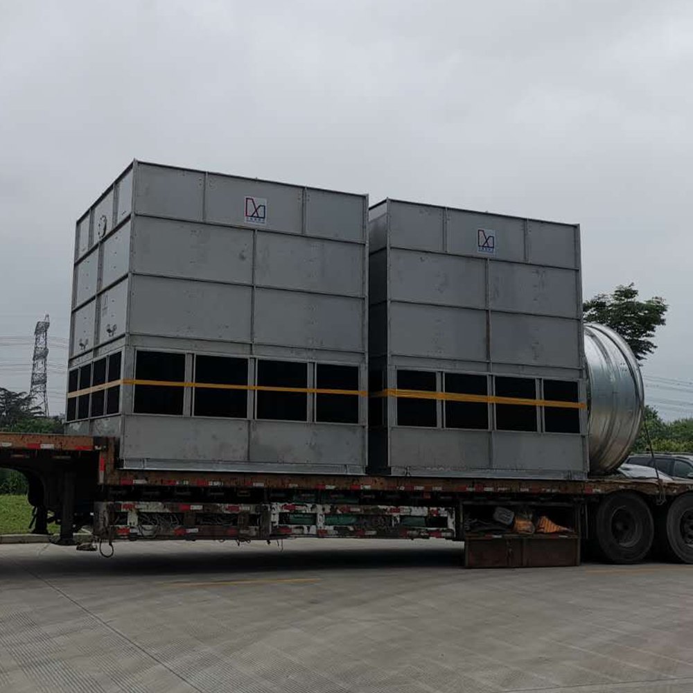 Corrosion-Resistant Steel Frame Open Counter Flow Industrial Water Chiller Fluid Cooling Tower