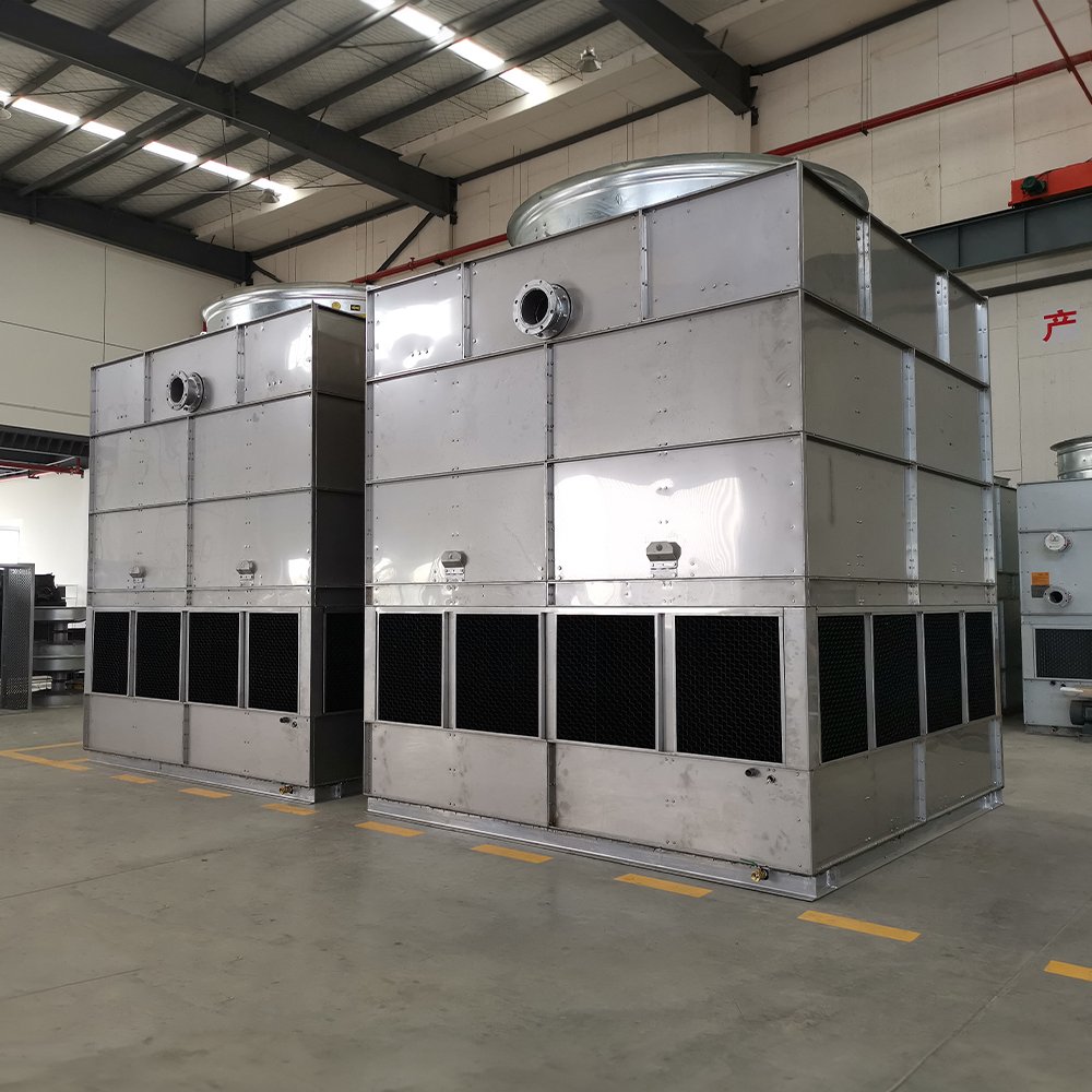Corrosion-Resistant Steel Frame Open Counter Flow Industrial Water Chiller Fluid Cooling Tower