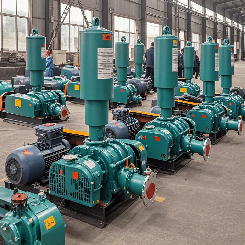 30HPThree Leaf Roots Blower for Wastewater Treatment in Shrimp ponds and Fish Ponds, with High Power Aeration Blower