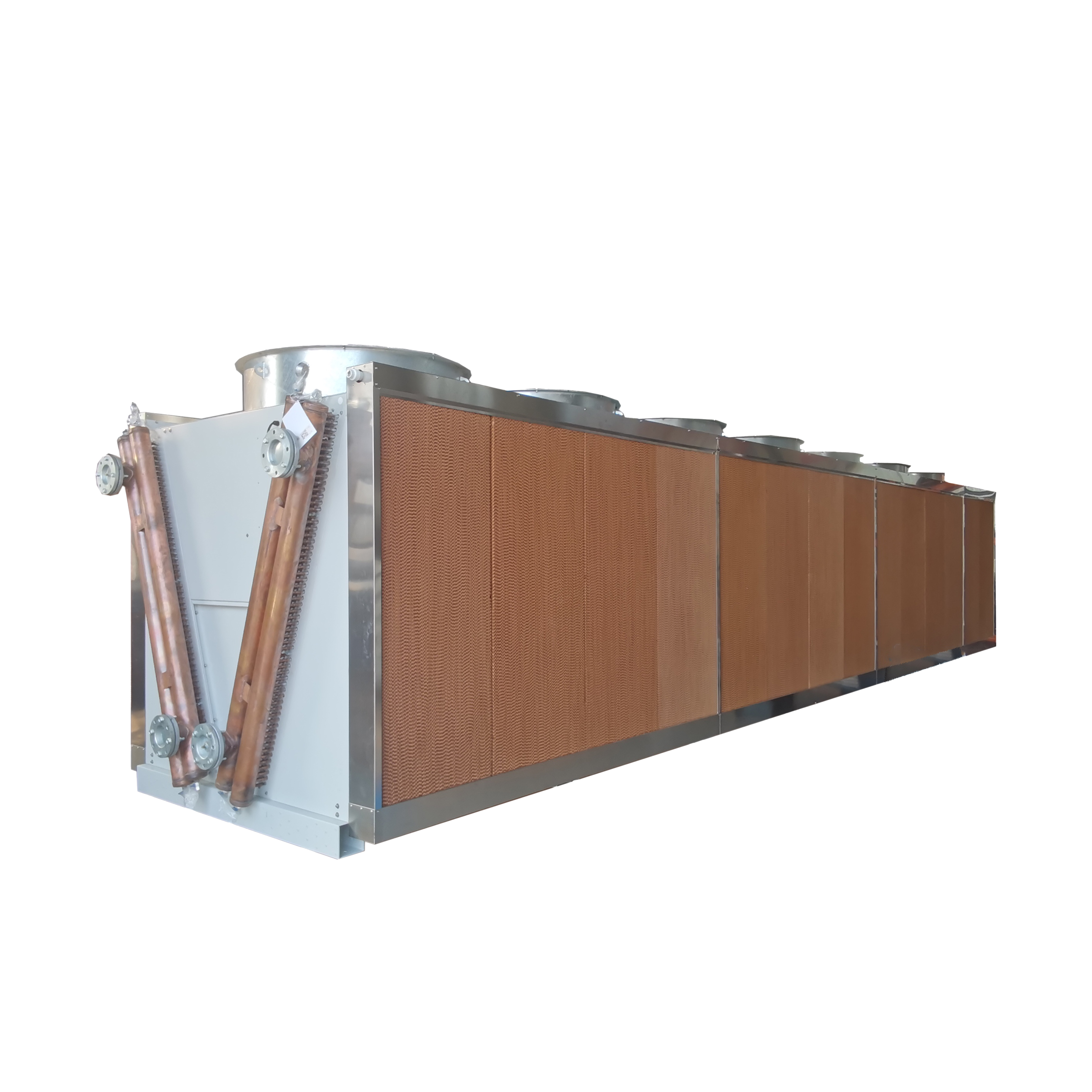 New Adiabatic Pad Air Cooled Condenser with Optional Gas Cooler Cooling System Refrigeration Dry Cooler