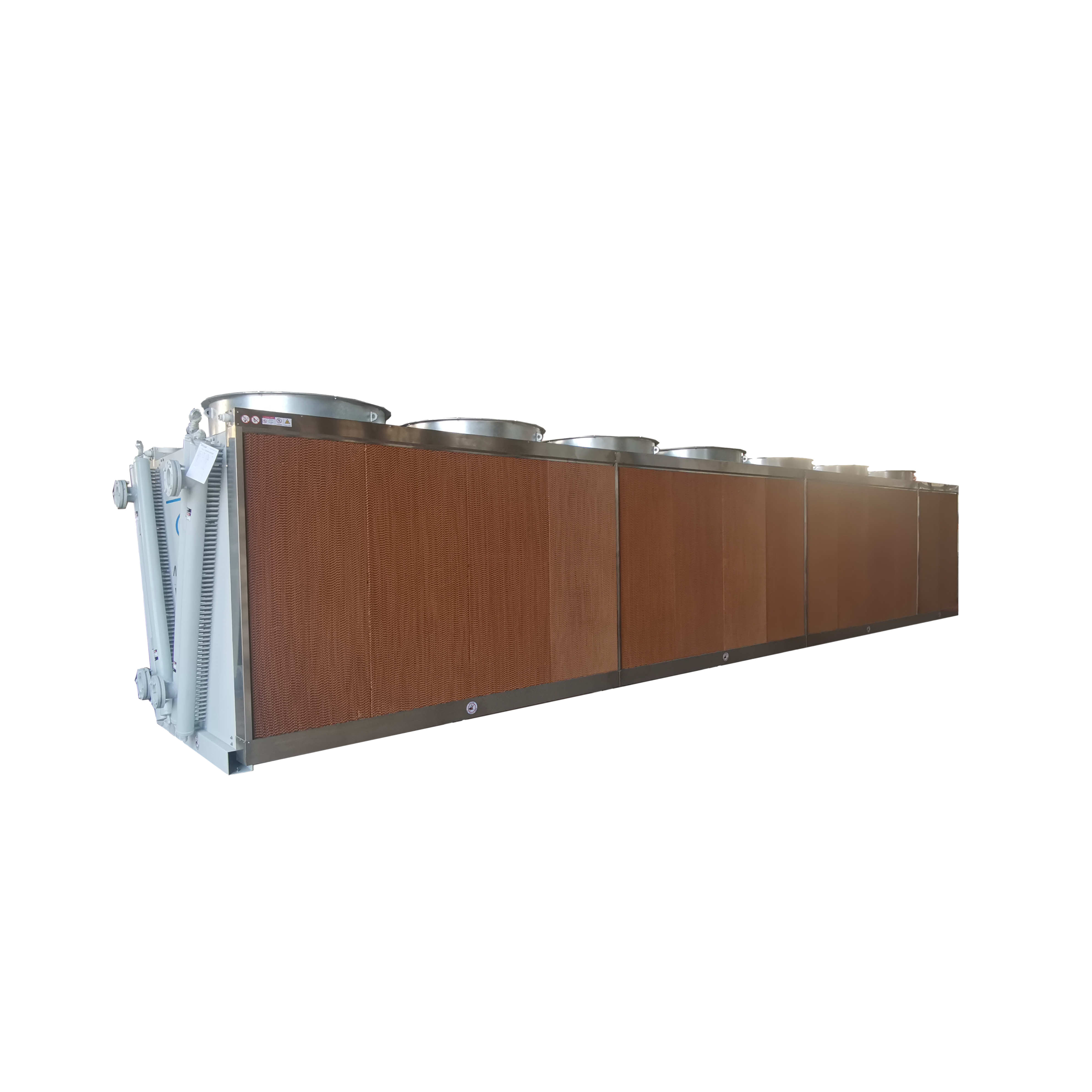 New Adiabatic Pad Air Cooled Condenser with Optional Gas Cooler Cooling System Refrigeration Dry Cooler