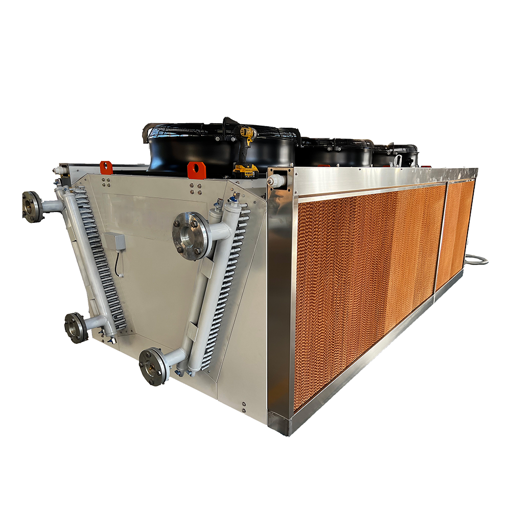 New Adiabatic Pad Air Cooled Condenser with Optional Gas Cooler Cooling System Refrigeration Dry Cooler