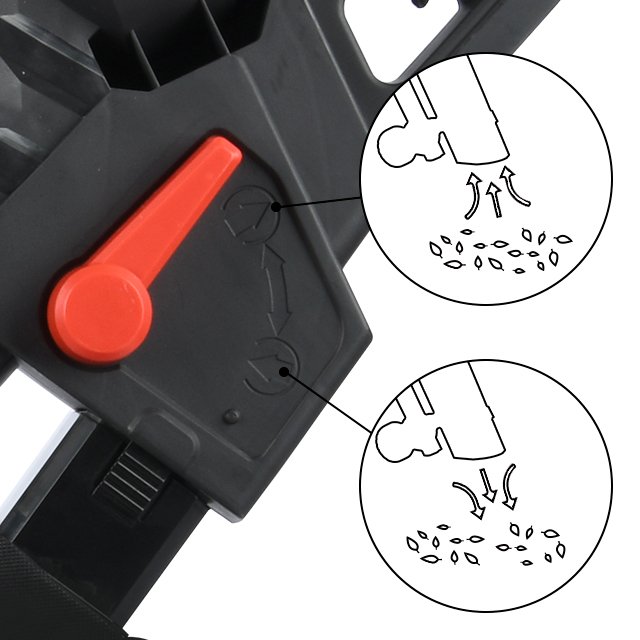 Vertak 3 in 1 Portable 3000W Electric Air Blowering Corded Leaf Blower Vacuum