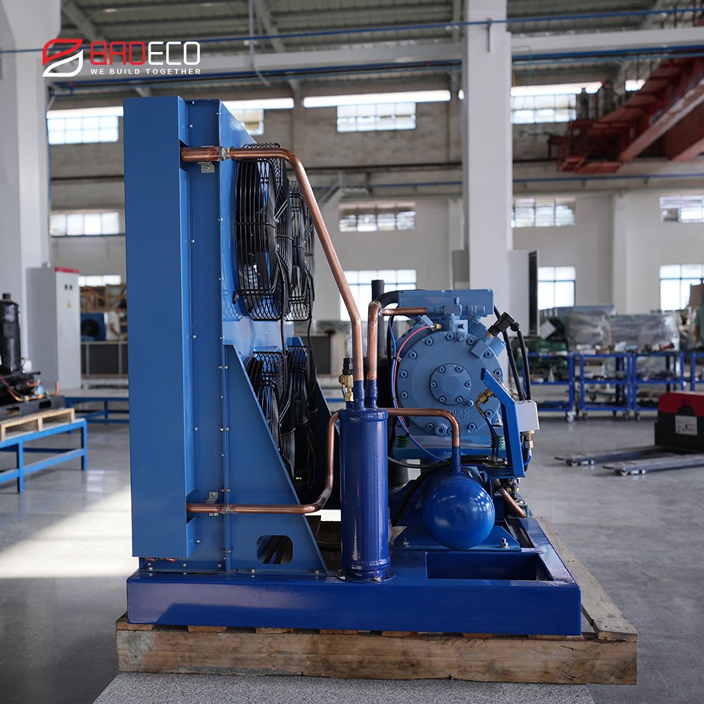 High Quality Commercial Cold Storage Air Condenser Refrigeration Open Type Condensing Units