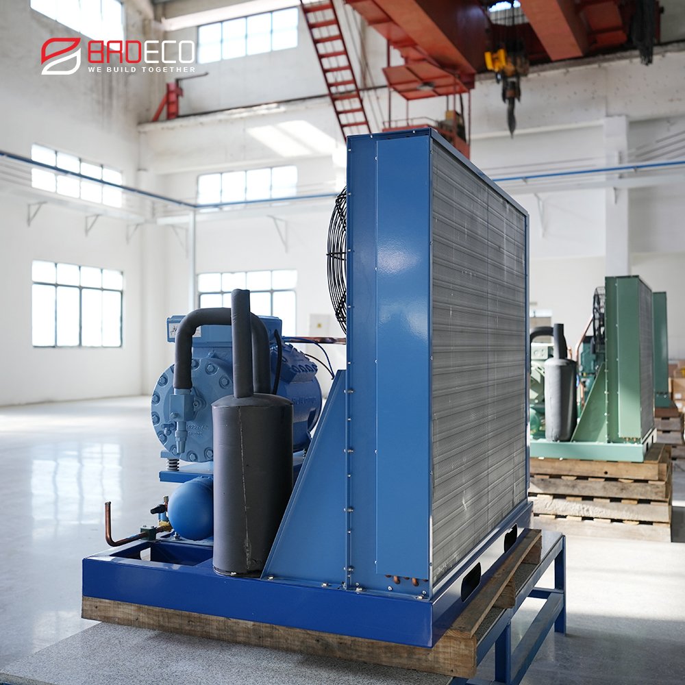 High Quality Commercial Cold Storage Air Condenser Refrigeration Open Type Condensing Units